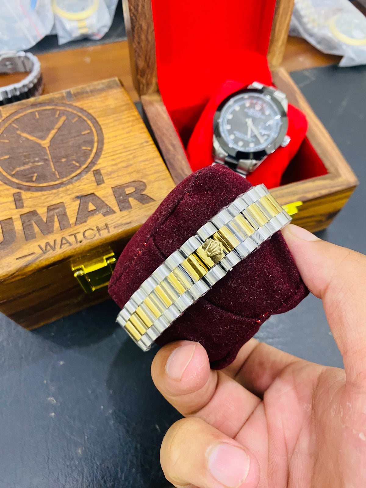 Stone Model With Day Date Function
