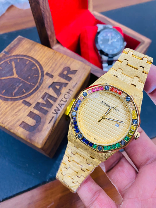 AP Stone Model Full Golden With Date Function
