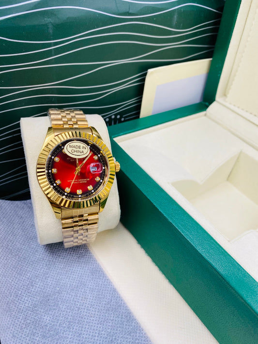 Jubili Chain new model Golden red with date function